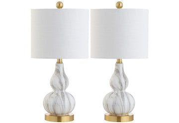Anya 20.5" Mini Glass LED Table Lamp